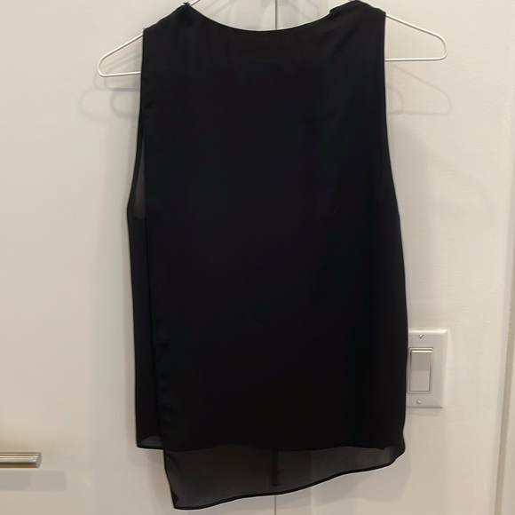 Zara asymmetric black tank top size XS - Picture 3 of 5
